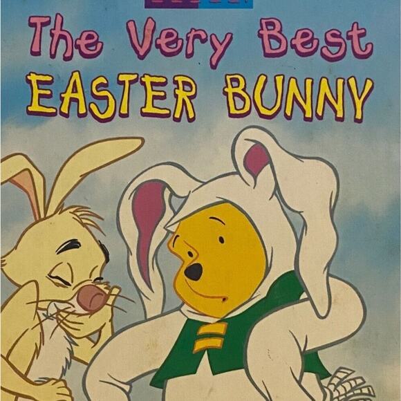 Little Golden Book Pooh The Very Best Easter Bunny 2000 Hardcover by Braybrooks - Picture 3 of 10